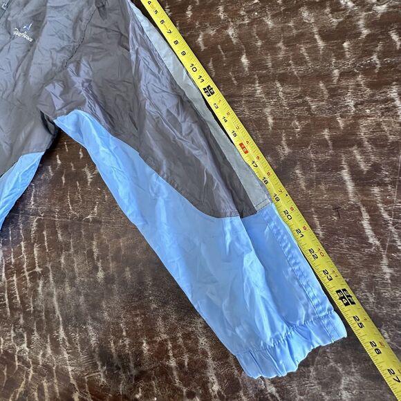 Disney Parks Pocket Embroidered Rain Poncho Jacket XL / XXL Grey Blue Pocket - Picture 8 of 8